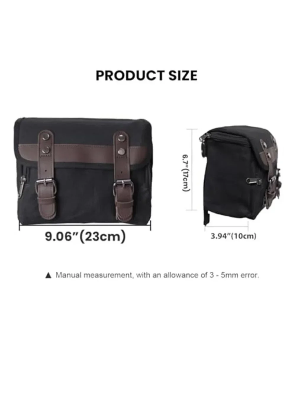 New Motorcycle Tool Bag Vintage Saddle Bag Motorcycle Fork Bag Canvas Sissy Bar